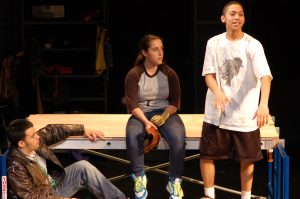 AJ, Hera & Carlos in THE NEXT LEVEL, Teen One-Act Festival 2010
